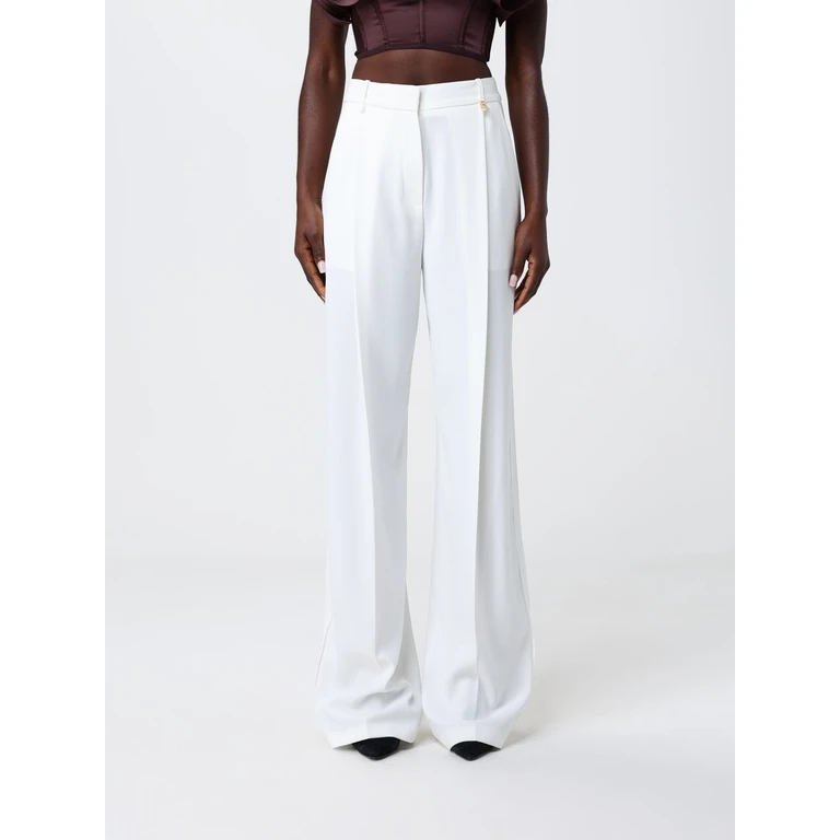 Pants Woman color Ivory (PAI67E84)