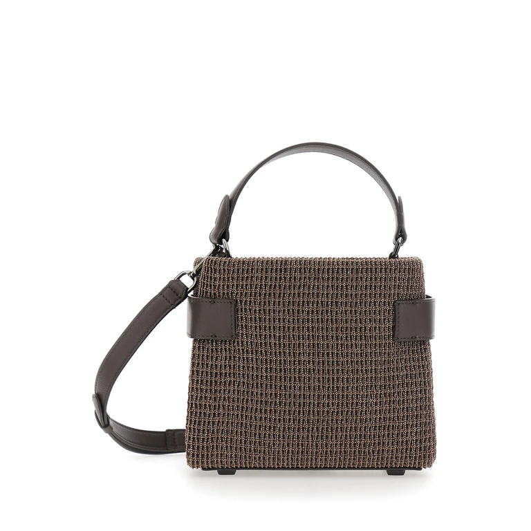 Essence Mini Leather Handbag with Embroidery (MB3DD2499C170)
