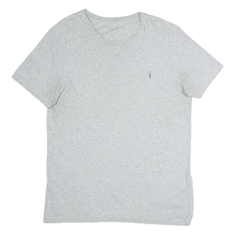 ALL SAINTS Tonic Mens T-Shirt Grey Crew Neck L