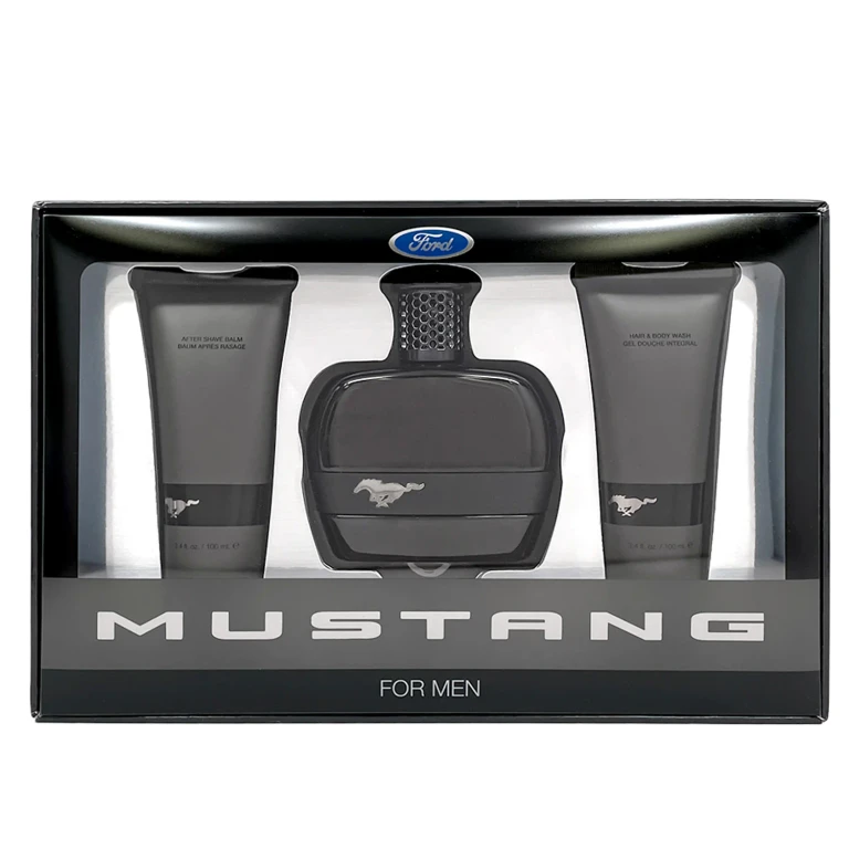 Black 3 Pc Set 3.4 Oz EDT / 3.4 Oz Hair and Body Wash / 3.4 Oz After Shave Balm