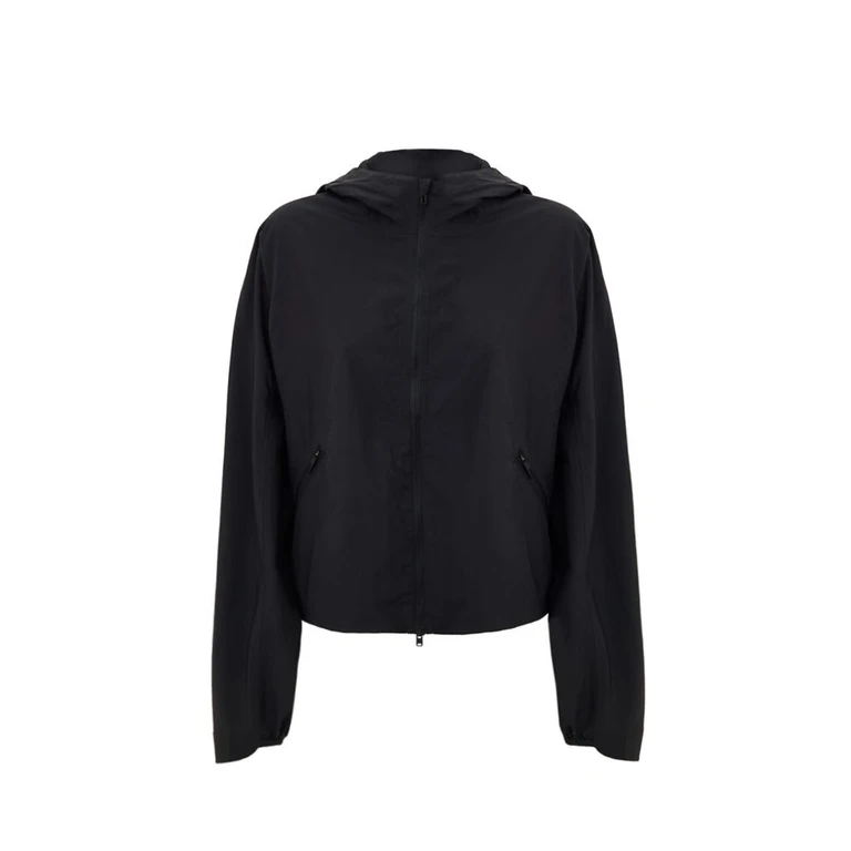 Black Polyamide Shell Jacket Clothing - Women