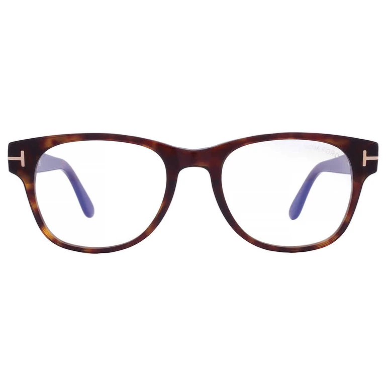 Blue Light Block Square Mens Eyeglasses FT5898-B 052 52