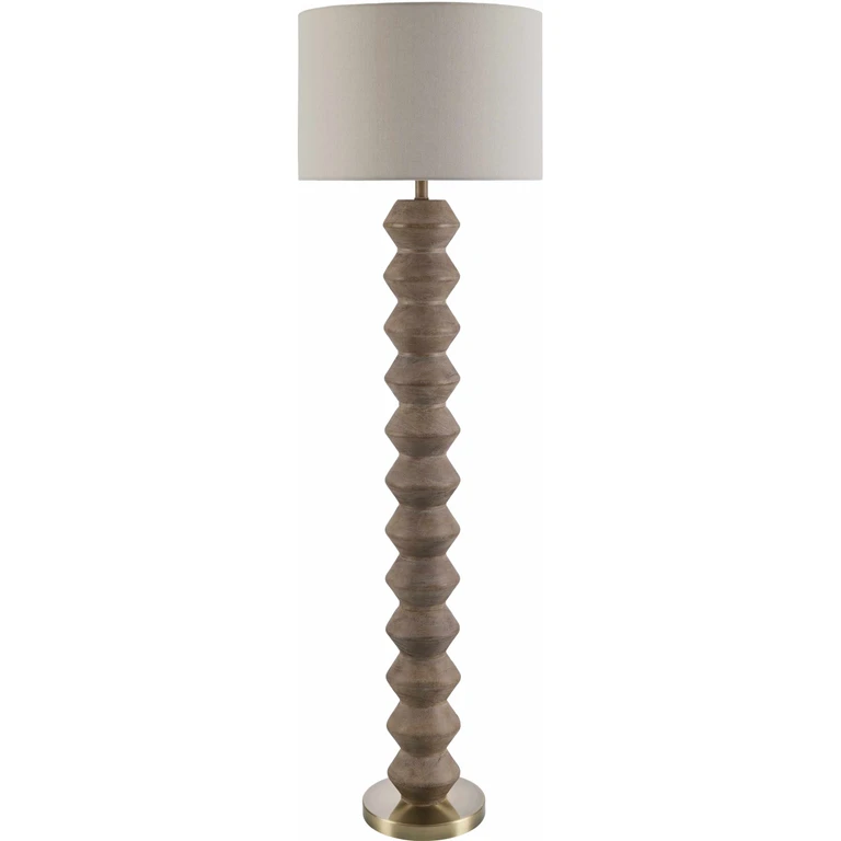 Matozinhos Dark Brown Floor Lamp