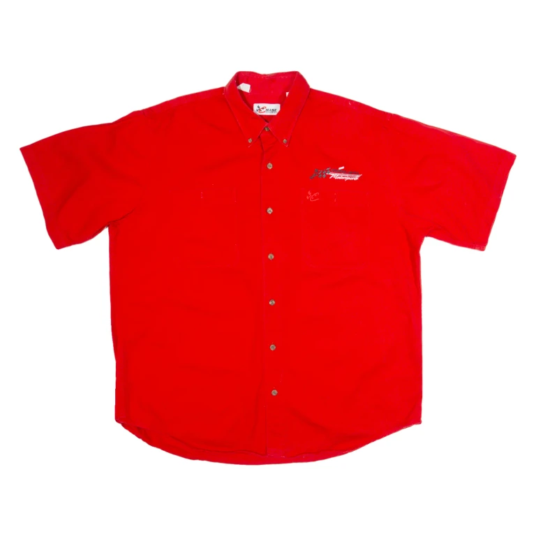CHASE AUTHENTICS Motorsports Mens Worker Shirt Red XL