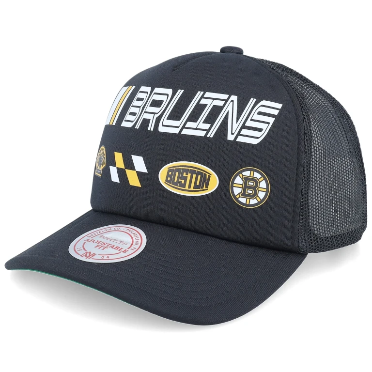 Men's NHL Speedway Trucker Bruins Ball Caps