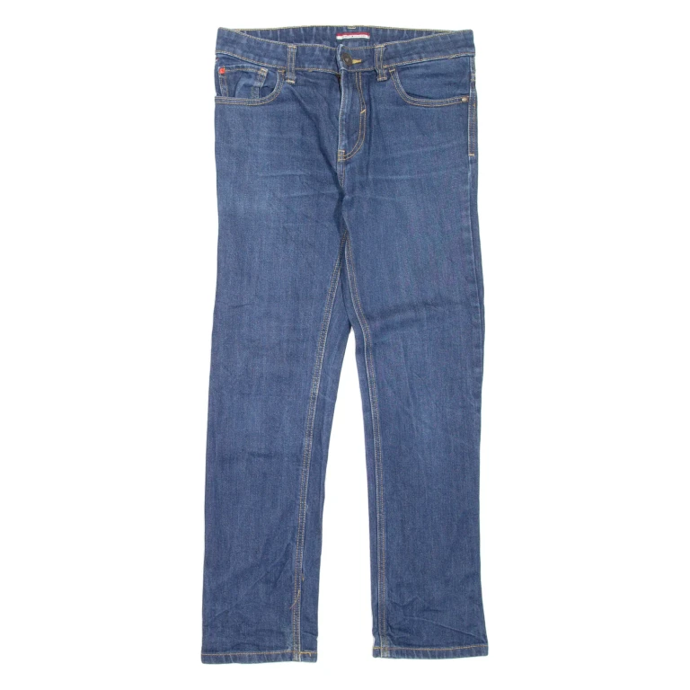 TOMMY HILFIGER Mens Jeans Blue Slim Straight W28 L26