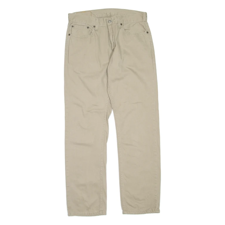 DICKIES Mens Trousers Beige Regular Straight W31 L32