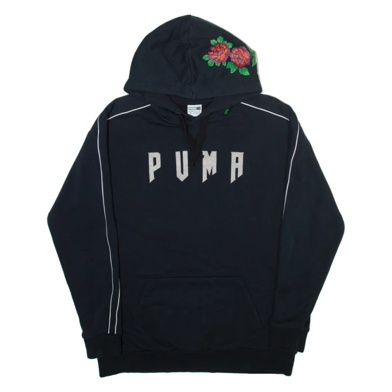 PUMA Womens Blue Hoodie UK 10