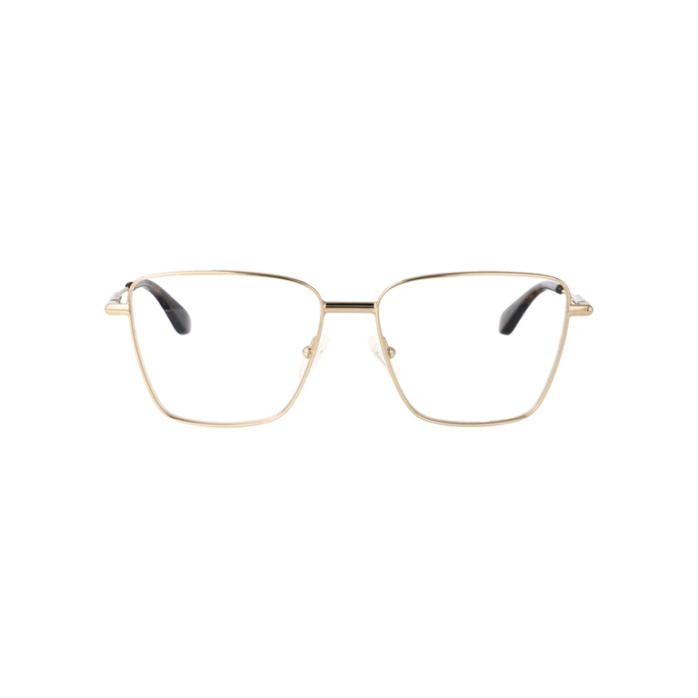 Alexander McQueen Am0503o 001 Silver-silver-transparent Metal Optical - Women