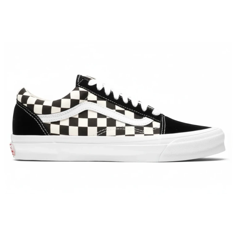 Men's Vault Ua Og Old Skool Lx 'Checkerboard Black' Sneakers
