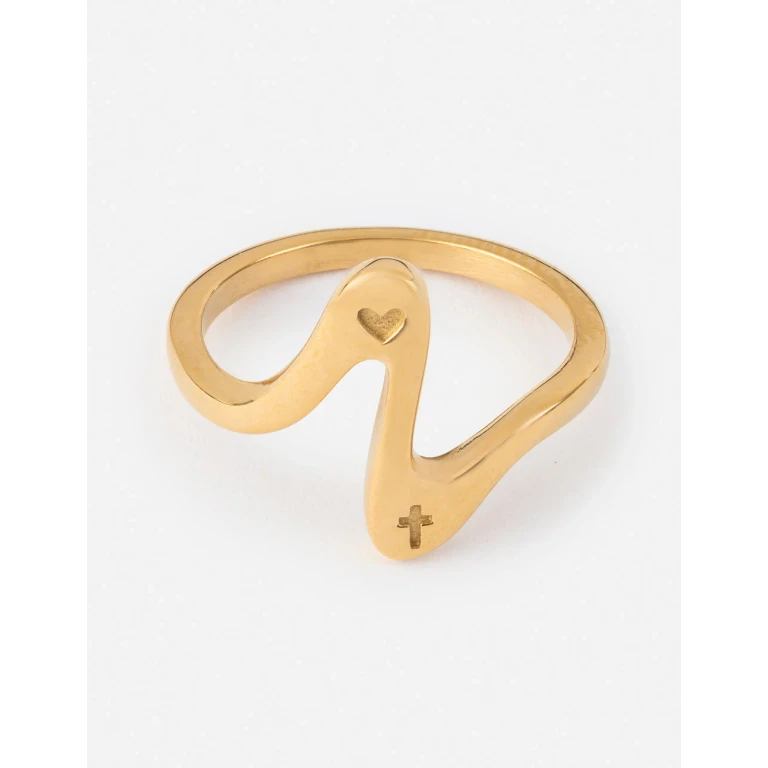 Wavy Heart Ring