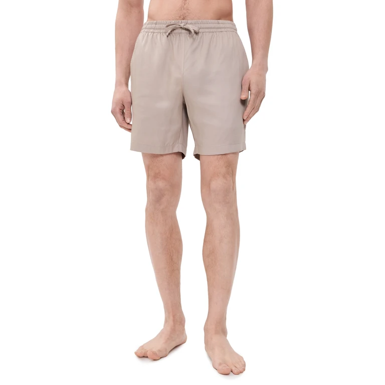 Onia Lyocell Beach Shorts 6 Stone XL