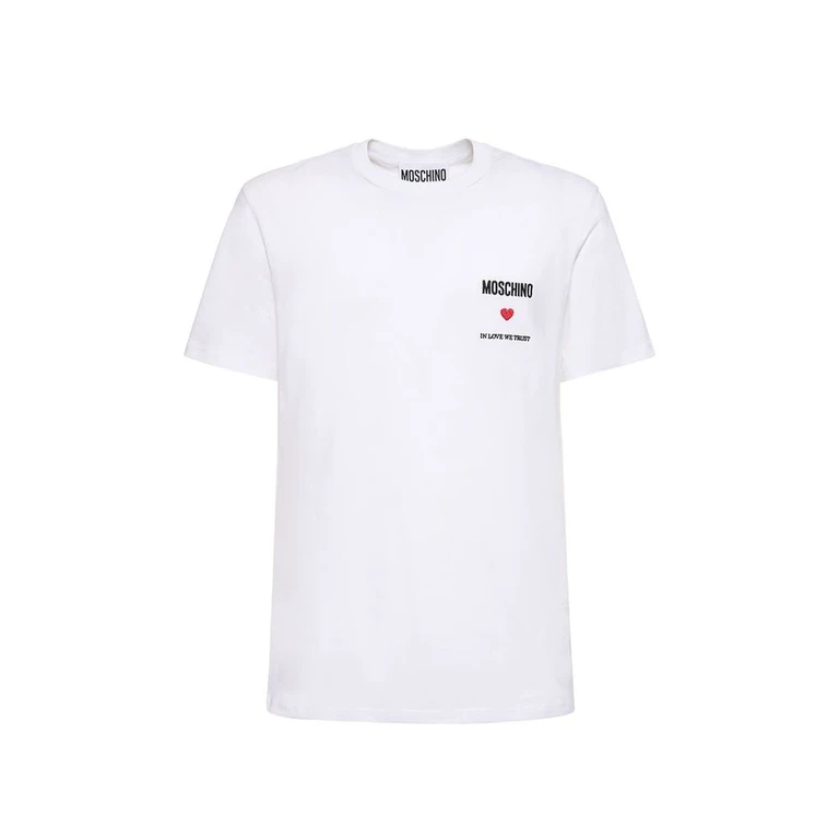 Moschino Couture White Cotton T-Shirt - Men