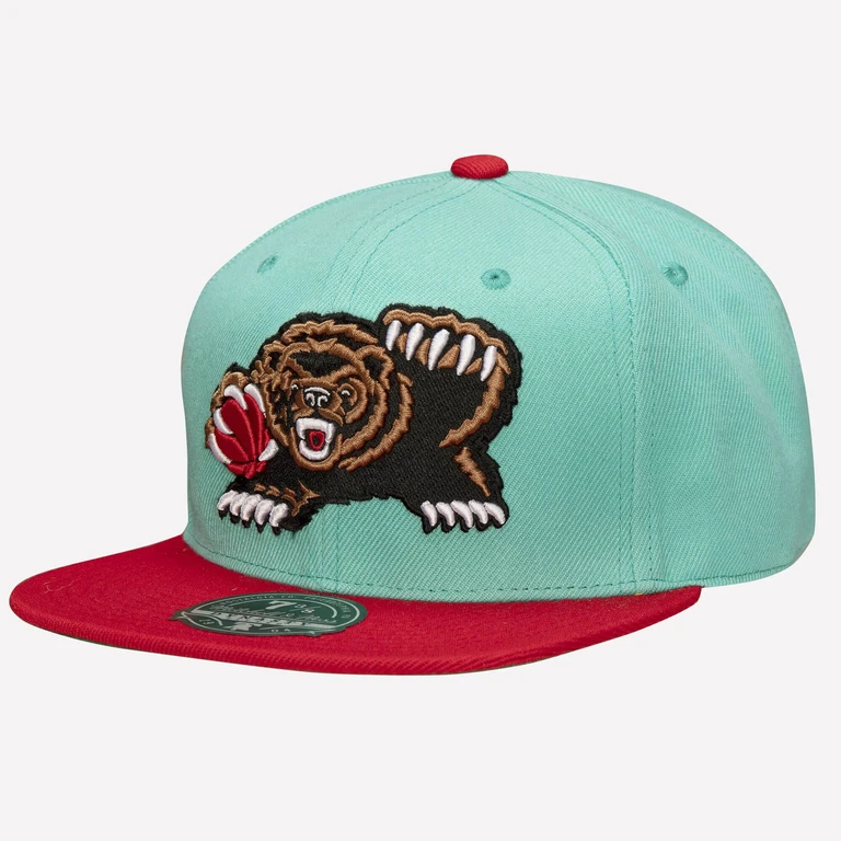 Men's NBA Wool 2 Tone Fitted Hwc Grizzlies Fitted Caps