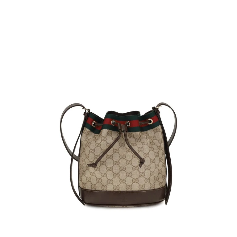 Gucci Beige Cotton Backet Bag - Women