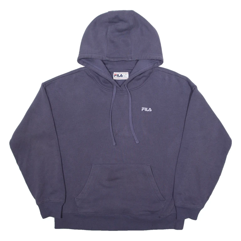 FILA Womens Purple Hoodie L