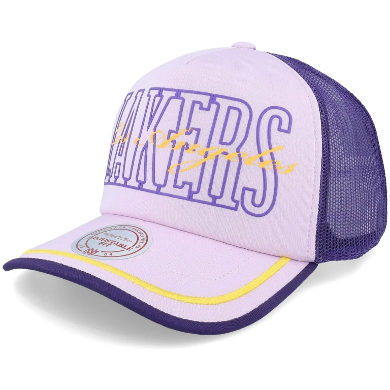 Men's NBA Team Royalty Trucker Lakers Hats