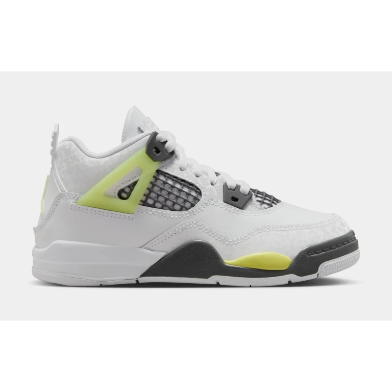 Preschool Retro 4 'Light Lemon Twist' Ps Sneakers