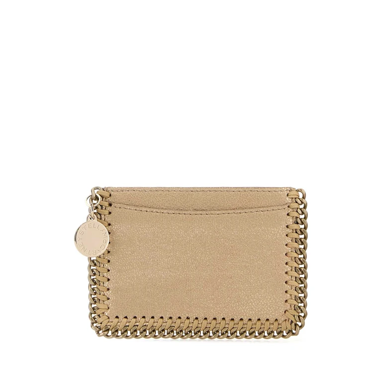 Stella McCartney Gold Polyester Portafogli