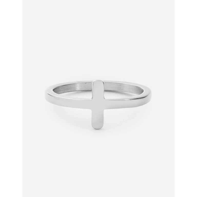 Silver Cross Ring