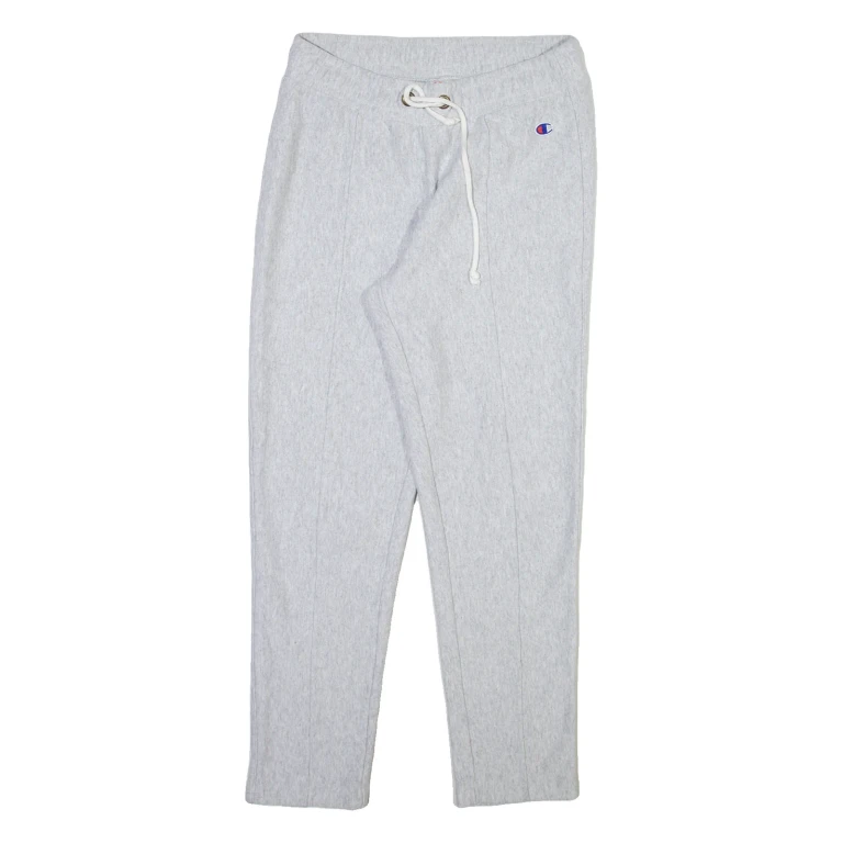 CHAMPION REVERSE WEAVE Womens Joggers Grey Tapered S W26 L26