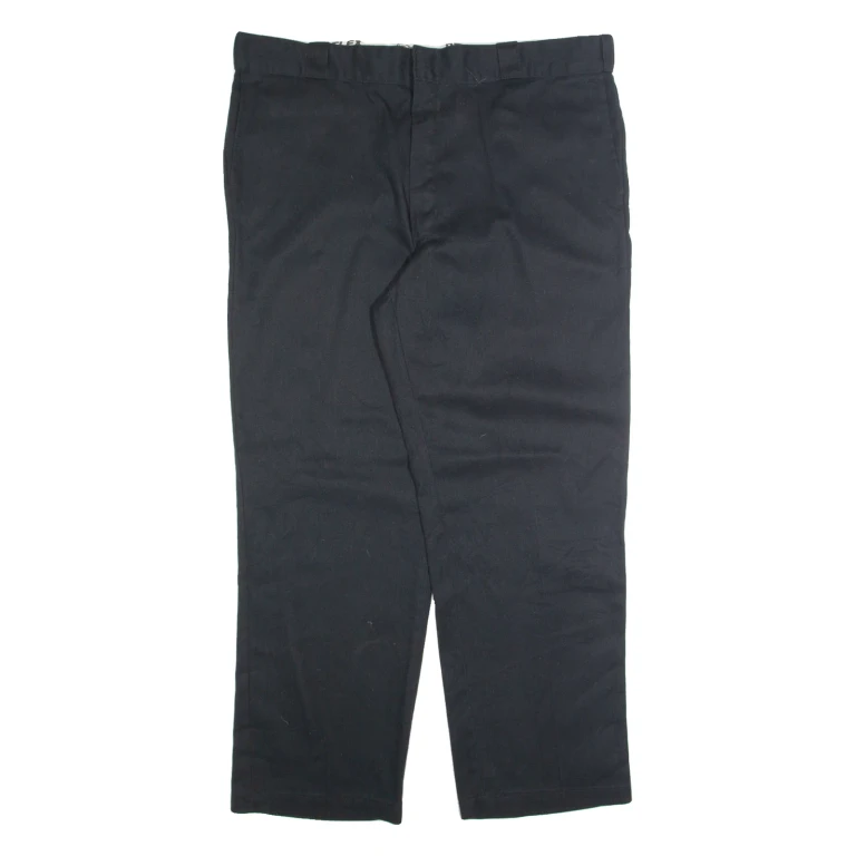 DICKIES Chino Mens Trousers Black Regular Straight W40 L30