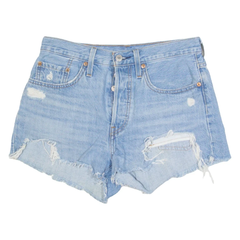 LEVI'S 501 Womens Denim Shorts Blue M W30