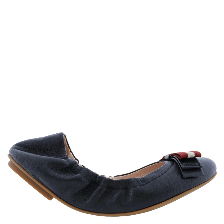 Bally Beata Leather Ballerina Flats