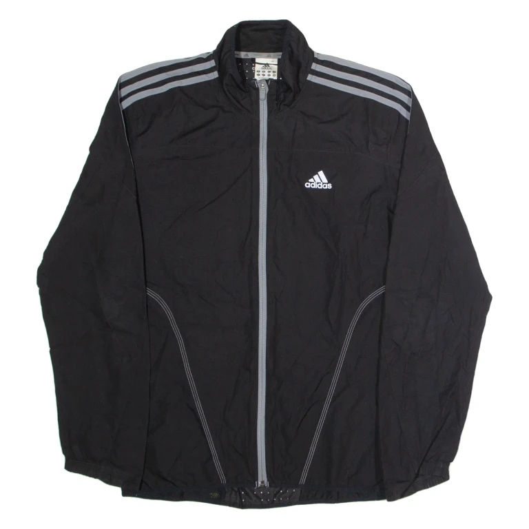 ADIDAS Mens Track Jacket Black S