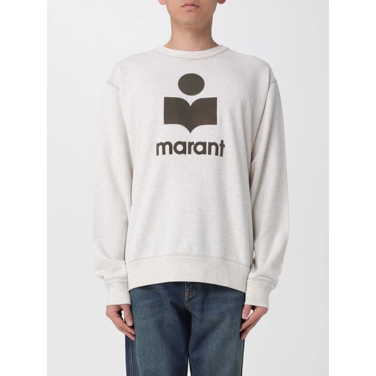 Cotton Logo Crewneck Sweatshirt (SW0029HAB1M18HECGY)