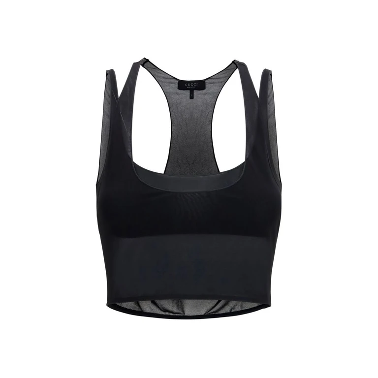 Gucci Black Viscose Blouse - Women