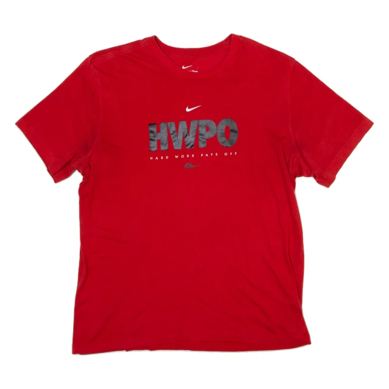 NIKE Mens T-Shirt Red M