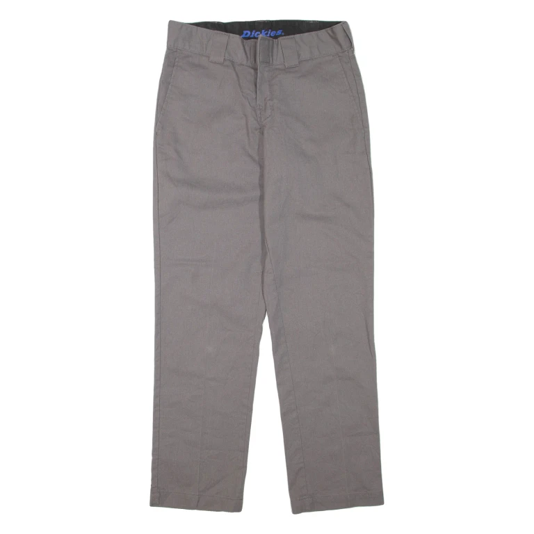 DICKIES Mens Trousers Grey Regular Tapered W28 L28