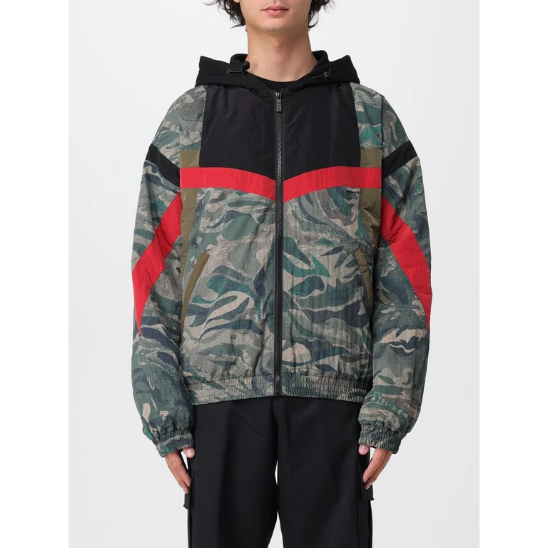 Jacket Men color Green (79OAS404CQDS8185)