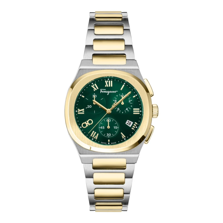 Elliptical Chronograph Watch