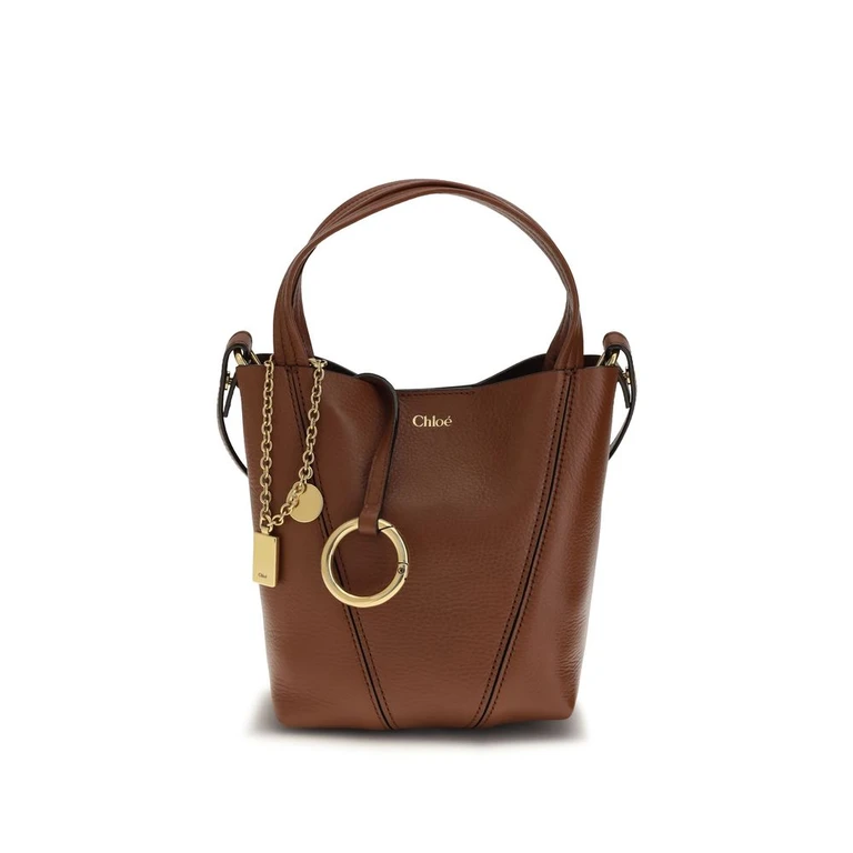 Chloé Brown Calf Leather Bos Taurus Shoulder Bag - Women