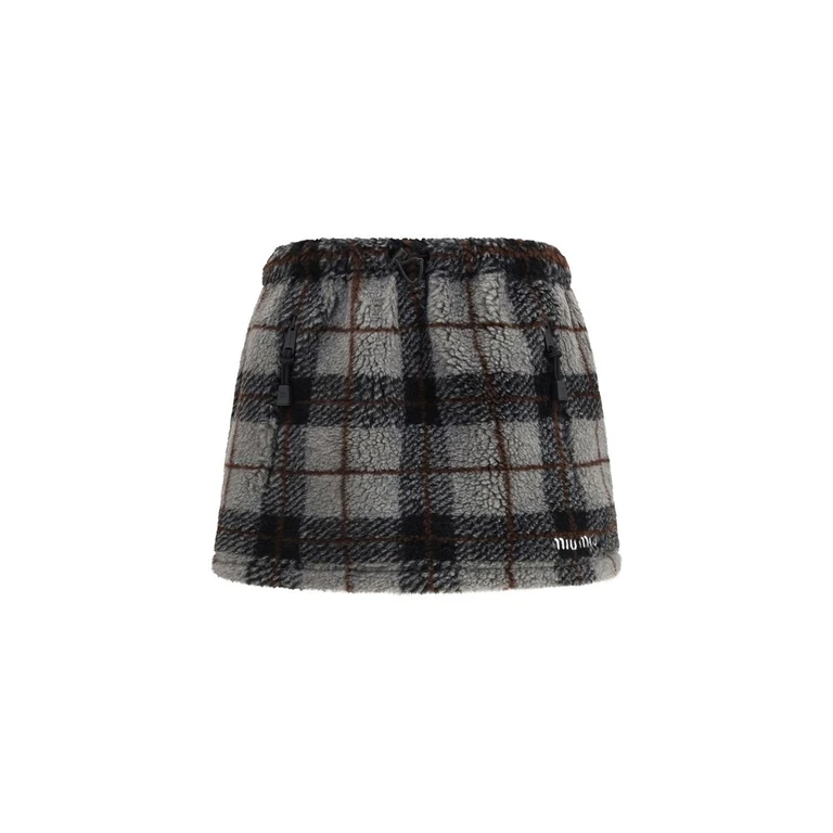Miu Miu Multicolor Nylon Mini Skirt - Women