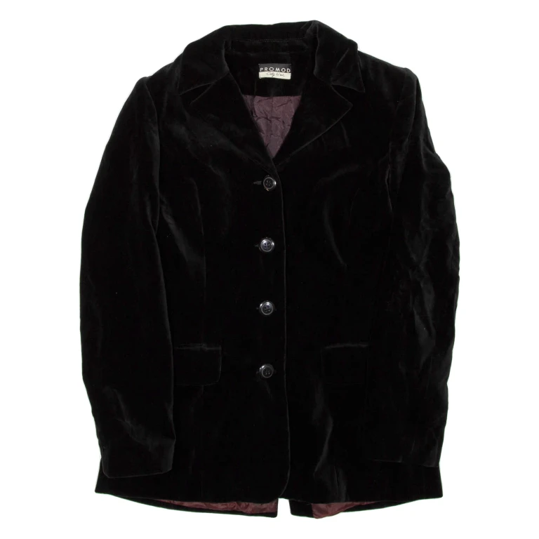PROMOD Womens Blazer Coat Black UK 10