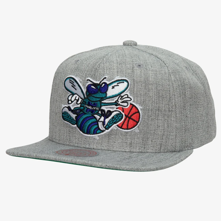 Men's NBA Team Heather 2.0 Snapback Hornets Snapback Caps