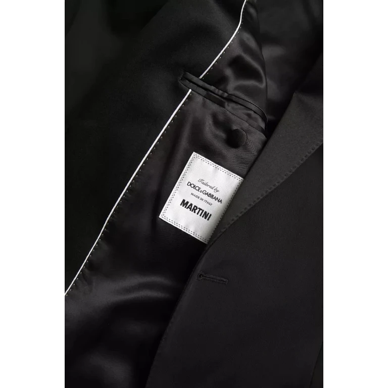Dolce & Gabbana Black Wool Single Breasted Martini Blazerclothing Clothing - Men