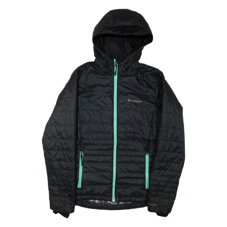 COLUMBIA Womens Jacket Black Hooded S