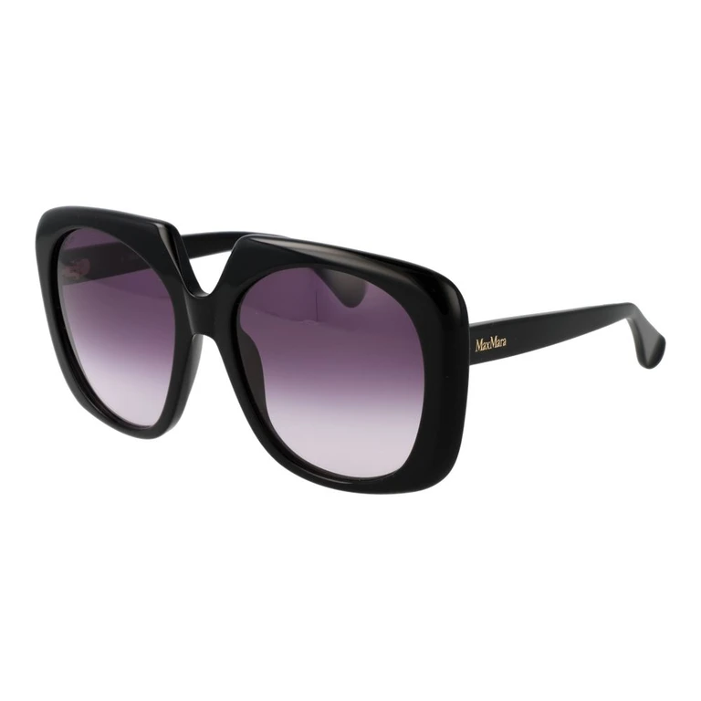 Max Mara Black Plastic Sunglasses - Women