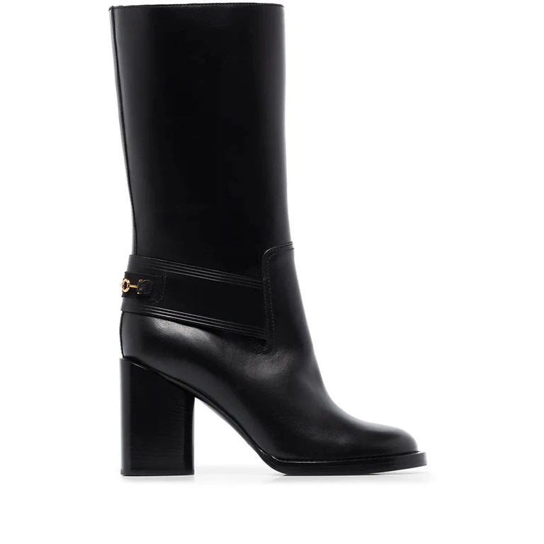 Ferragamo Gancio Horsebit 85Mm Boots