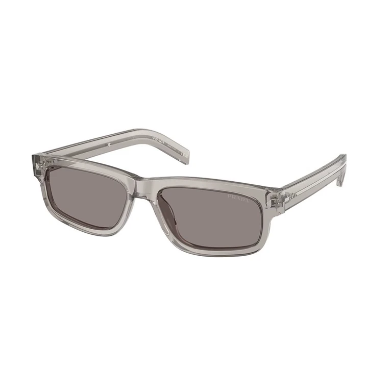 Grey Rectangular Mens Sunglasses PR B11S 10J03D 57