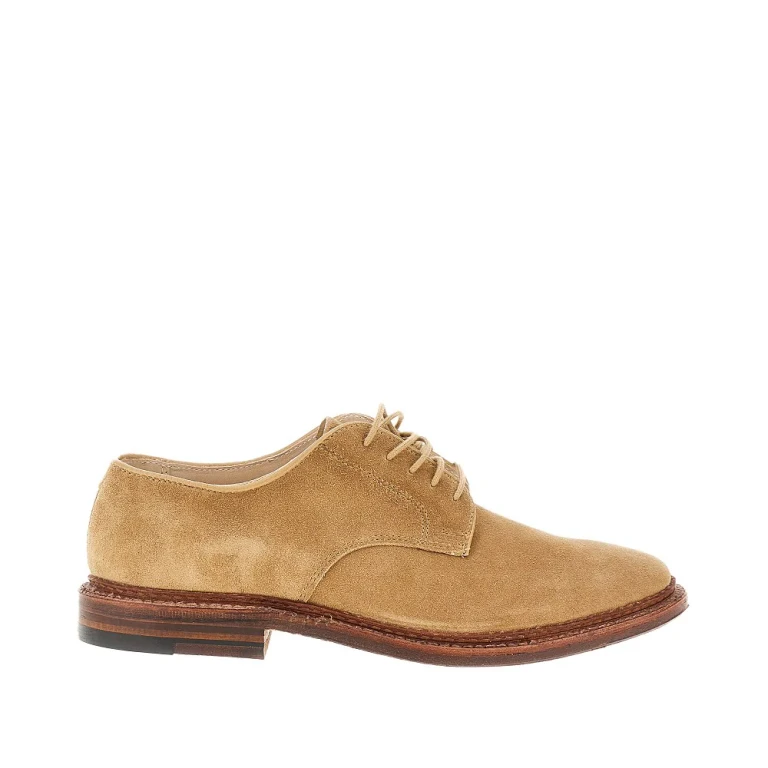 Suede leather laced shoes Man 8