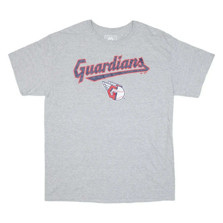 MAJESTIC Guardians Mens T-Shirt Grey USA L