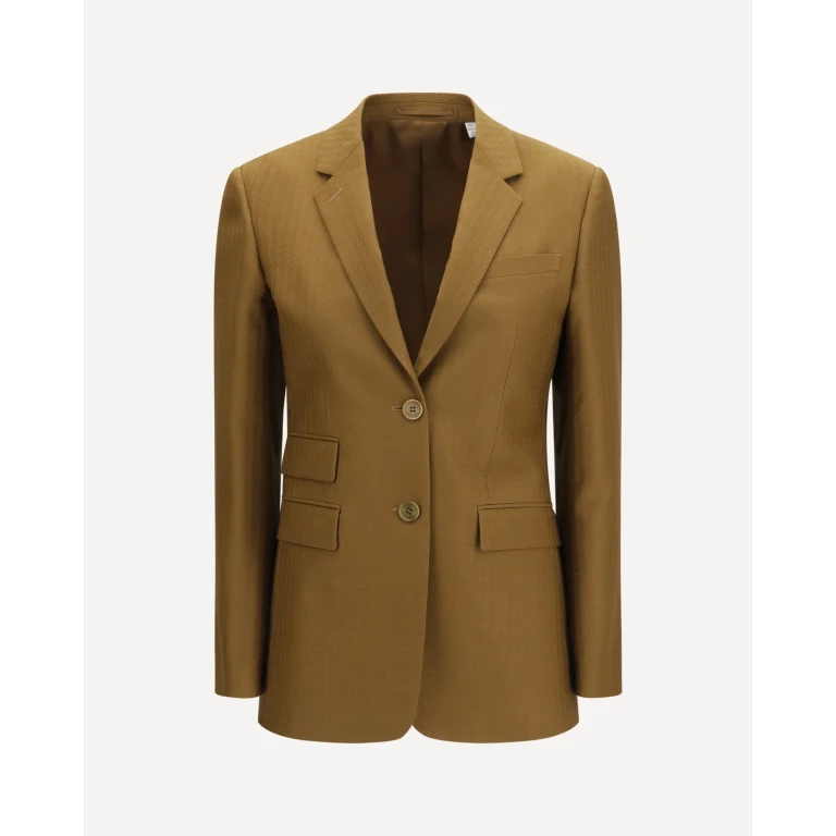 BURBERRY Wool and mohair Blazer Female 10