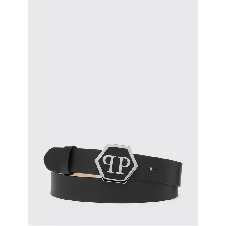 Smooth Leather Belt with Hexagon Monogram Buckle (FAAAWVA0370PLE010N0291)