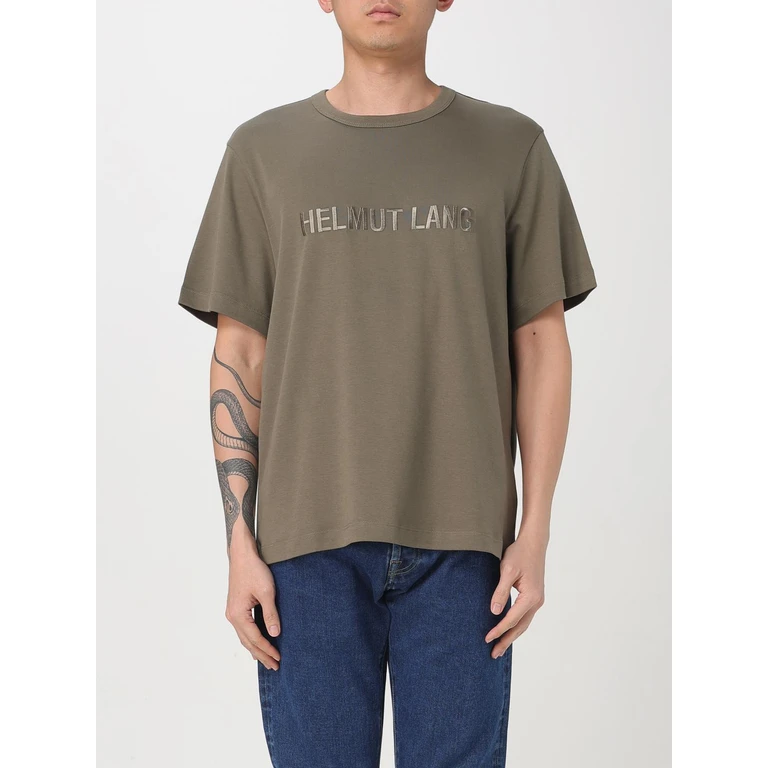 T-Shirt Men color Beige (O04HM599F0X)