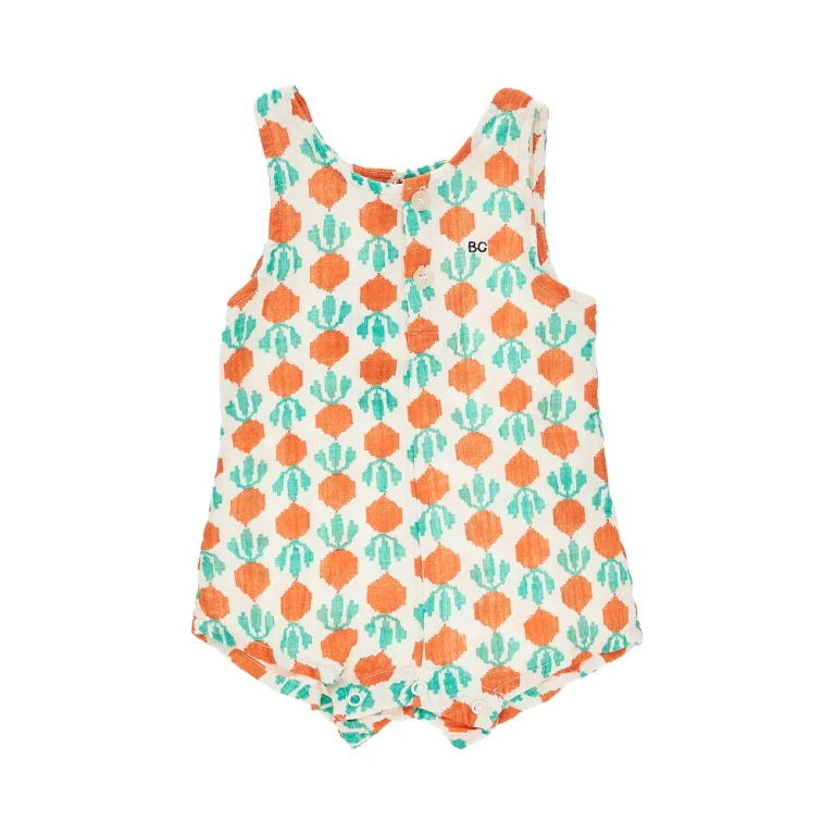 BOBO CHOSES Cool Radish cotton playsuit Kids 3M
